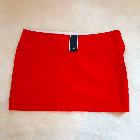 Nike Womens ❤ Awesome Red White Blue Sporty Sexy Comfy Short Skirt ❤ - Picture 1 of 13